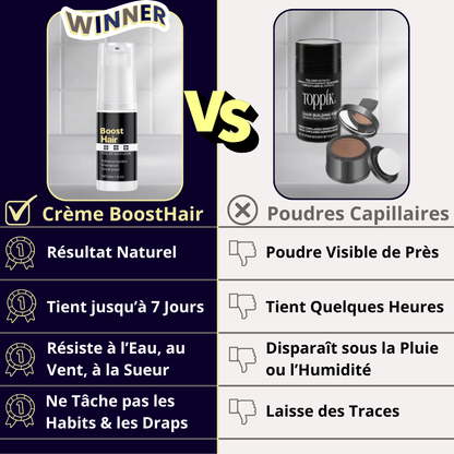 Crème BoostHair™ – Soin Densifiant & Correcteur Capillaire