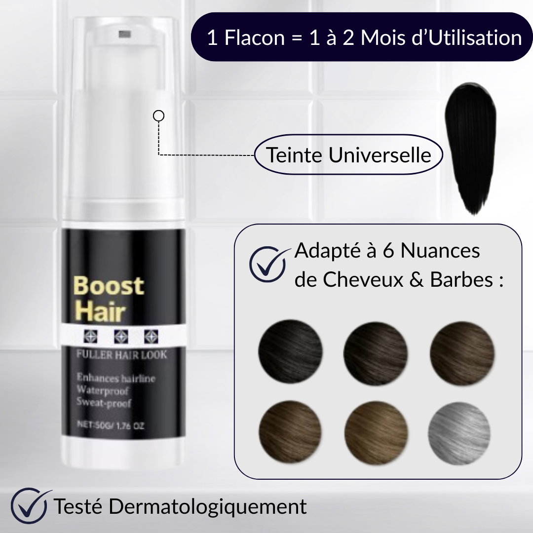 Crème BoostHair™ – Soin Densifiant & Correcteur Capillaire